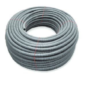TUBO ANILLADO FLEXIBLE 1 1/4 FLEXIBLE PVC 