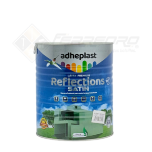 Pintura Adheplast Reflections Satin látex satinado – FERREORO Guayaquil