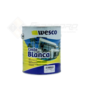 Pintura Wesco Costa Blanca mate para clima húmedo – FERREORO Guayaquil